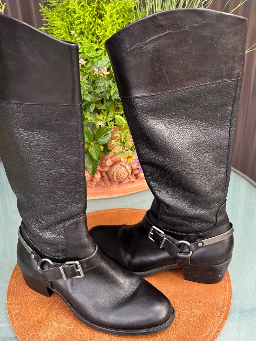 Vince Camuto Tall Riding Boots with Harness